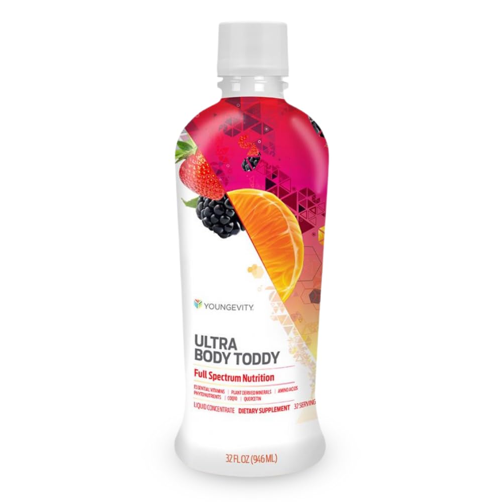 Youngevity Ultra Body Toddy - 100+ Nutriente Mega Multi-Vitamin Supplemento minerale per uomini e donne - Assorbimento potenziato - Phytonutrients - Aminoacidi - (32 Fl Oz)