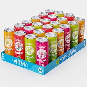 MITRA-9 Botanical Beverages - Kava Drink Flavor Variety Pack mit Kava Root Extract - Mood Enhancer - Plant Based - Fördert natürliche Beruhigung und Klarheit (12 Fl. Oz) (24)