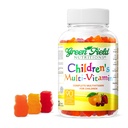 Greenfield Nutritions Kids Gelatin Free Halal Multivitamin Gummies - Tutte le vitamine Halal essenziali A, Bs, C, D, Iodio, Zinco per Immunità, Non OGM, Vitamine Halal per Bambini (90 Conte)