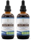 Secrets of the Tribe Grape Seed Tincture Alcohol-Free Liquid Extract, Trauben (Vitis Vinifera) Geted Seed (2x4 FL OZ)