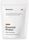 Momentous Essential Vegan Protein Powder - 20g Pflanzenbasiertes Protein - NSF zertifiziert, Glutenfrei, Non-GMO, 20 Portionen für essentielle Alltagsverwendung, Schokolade