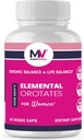 MARS VENUS Supplemento con Lithium Orotate Ashwagandha Saffron Berberine Rhodiola Bacopa Fulvic Minerali - Capsule Orotate Elementali per Donne - 60 Conte