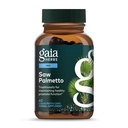 Gaia Herbs Saw Palmetto - soutient la fonction de la prostate saine pour les hommes - contient de la lécithine de graines de palmier et de tournesol pour soutenir la santé des hommes - 60 phytocapsules liquides végétaliens (30 jours d'approvisionnement)