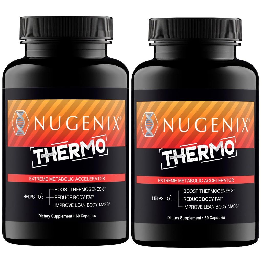 Nugenix Thermo - Thermogenic Fat Burner Ergänzung Pillen für Männer, Extreme Metabolic Accelerator, 120 Zähler