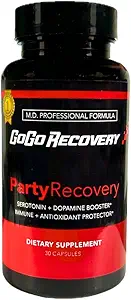 Parti Récupération, 5-HTP 250mg, Sérotonine Booster, Dopamine Booster, Herbal, Faster Recovery, Festival, Rave