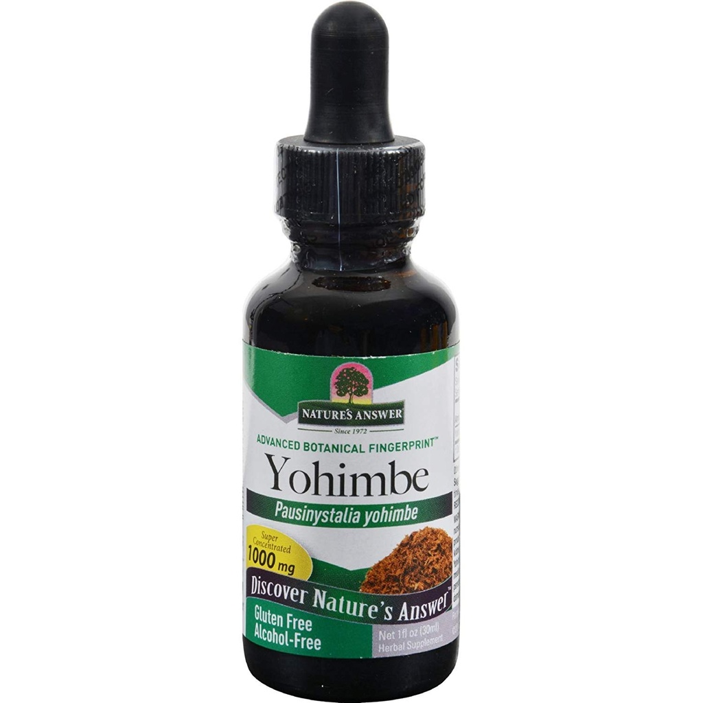 Natures Réponse Yohimbe Sans alcool - Supplément à base de plantes - Sans gluten - 1 fl oz (paquet de 2)