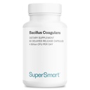 Supersmart Bacillus Coagulans Probiotic 4 miliardi di CFU al giorno (alto assorbimento) - Lactobacillus Sporogenes Supplemento | Non-OGM & Gluten Free - 60 capsule di rilascio ritardate