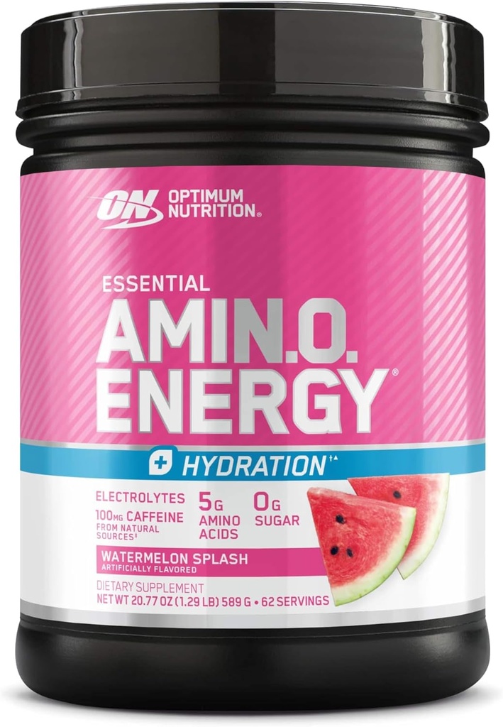 Optimum Nutrition Amino Energy + Hydration, Splash Watermelon, 62 Serve