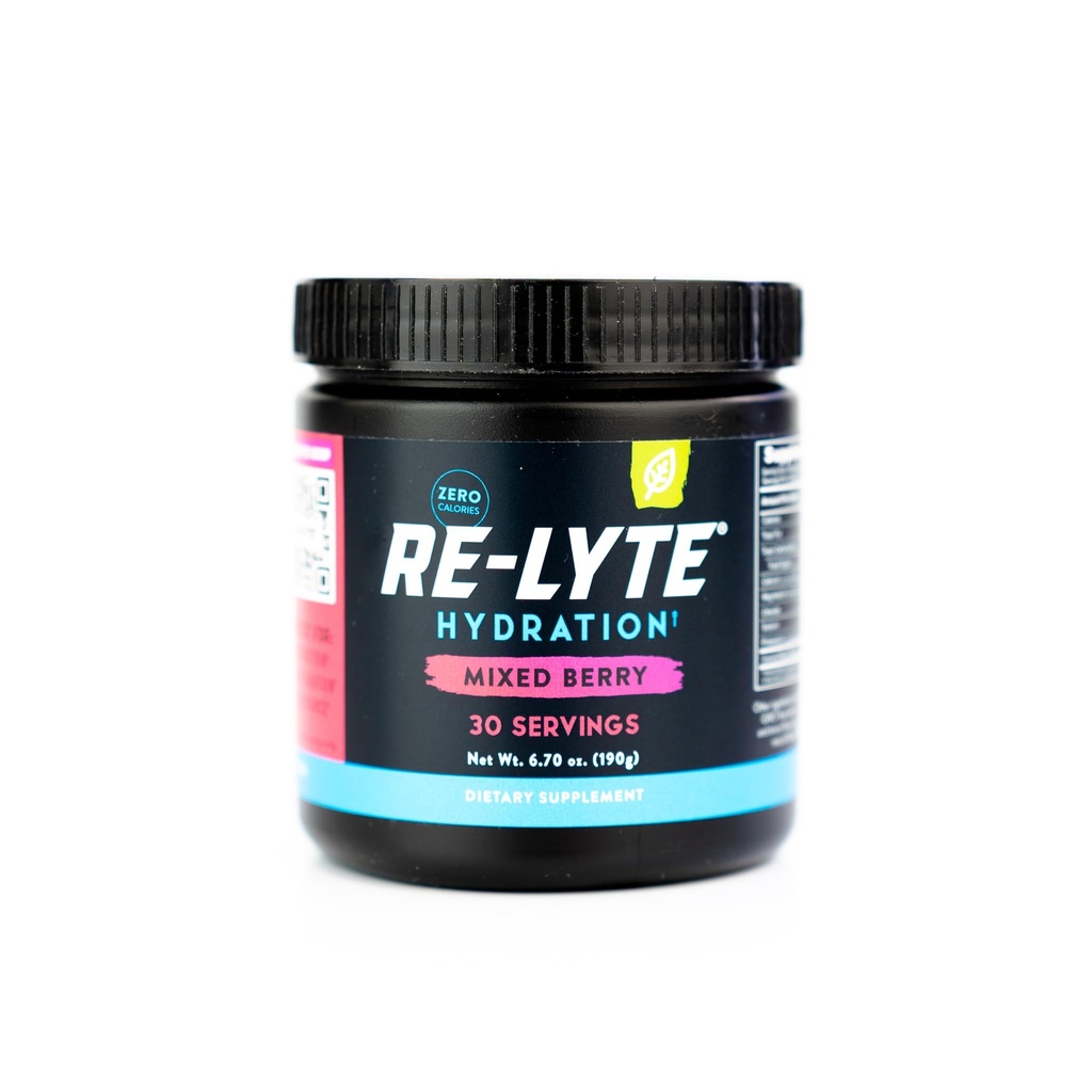 REDMOND Re-Lyte Electrolyte Drink Mix, Bacca mista, 30 porzioni SMALL 6.88oz vaso
