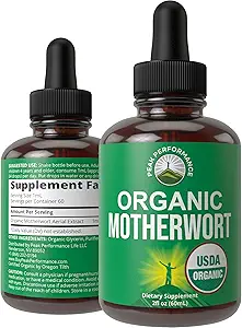 Integratore di erbe vegano, Zucchero Zero, promuove calma, relax, sollievo mestruale e salute endocrina. Materno Herb Tincture per donne e uomini