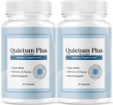(2 Pack) Quietum Plus - Official Quietum Plus Advanced Supplement Formula, Original Quietum Plus Bewertungen, All Natural QuietumPlus Advanced Formula for Healthy Ear, 120 Kapseln für 2 Monate