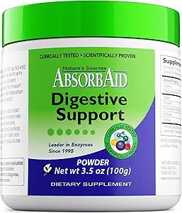 Assorbente enzimi digestivi 100 grammi, dimostrato di aumentare l'assorbimento dei nutrienti vitali fino al 71%