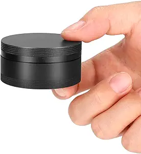 Portable Pill Case Pill Box Daily - Impermeabile Single Metal Pill Organizer per Pocket Purse, Lega di alluminio Round Daily Medicine Container per tenere vitamine, Fish Oil Medium Size