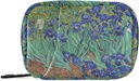 Naanle Irises Van Gogh 7 Tage Pille Tasche Reise Pille Organizer mit Reißverschluss Portable Weekly Case Compact Größe für Vitamin Supplement Halter