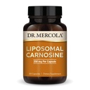 Dr. Mercola Liposomal Carnosine, 250mg Per Capsule, 30 Serve (30 capsule), Integratore alimentare, Supporta la salute metabolica, Non OGM