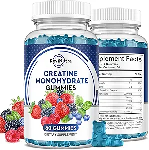 Creatine Kaugummis - 2000mg Kreatin Monohydrat Tablet Chews, Fast Absorbing, einfache Digesting Chews für Männer und Frauen, Verbesserung der Erholung, Muskelaufbau, Stärke & Endurance - 120Count, 2pack