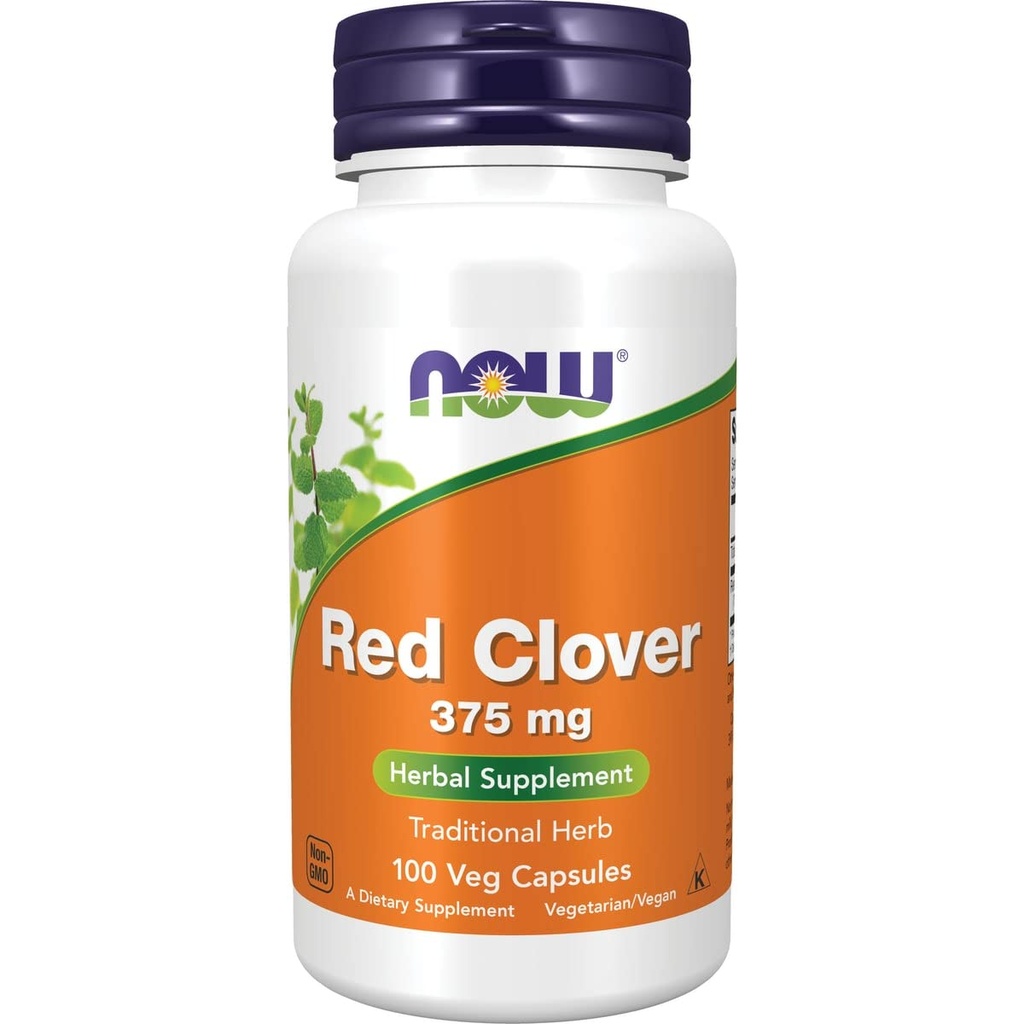 Now Foods Red Clover 375 Mg 100 Capsules