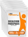 BulkSupplements.com Dicalcium Phosphatpulver - Calciumergänzung, Dicalciumphosphat als Leavening Agent - Unflavored & Glutenfrei, 2000mg pro Servierung, 5kg (11 lbs) (Pack von 5)
