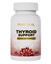 Pure Peak Thyroid Support Supplement- Metabolic Function, Energy & Focus, Mood Enhancer - Iodine from Kelp, Ashwagandha, Vitamin B12, Inositol, Ginseng, Magnesium - 60 Capsules for Men & Women