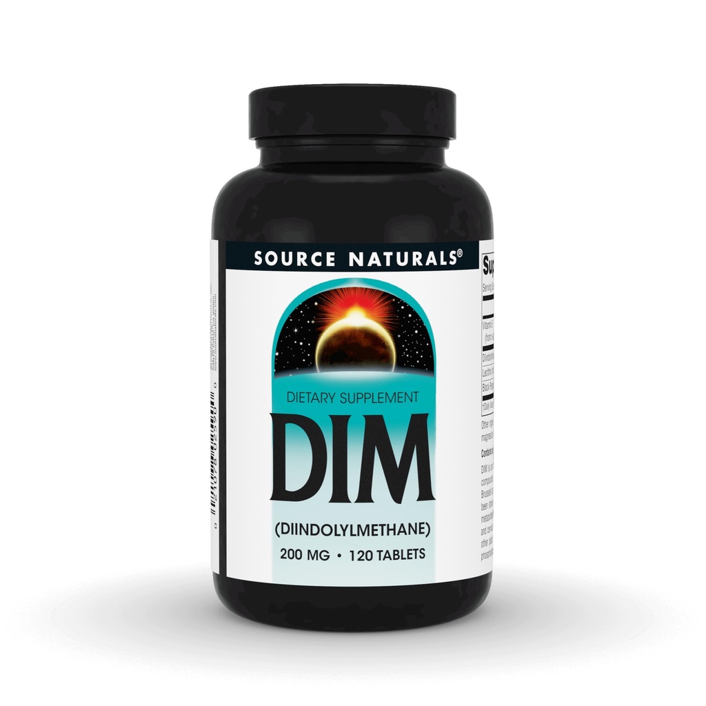 Quelle Naturals DIM, Diindolylmethan 200mg mit BioPerine, Vitamin E & More - 120 Tabletten