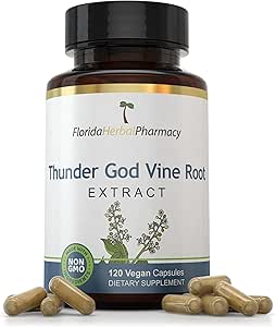 Florida Herbal Pharmacie, Thunder God Vine Extract Supplément Capsules