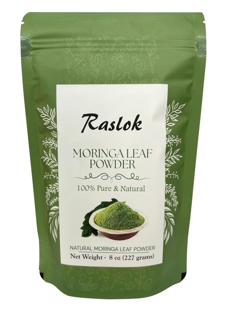 Moringa Poudre de Moringa 100% pur Moringa Feuille NON Tiges