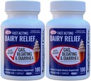 Lactase à action rapide 360 Caplets Générique Lactase Fast Act 9000 unités FCC par Caplet