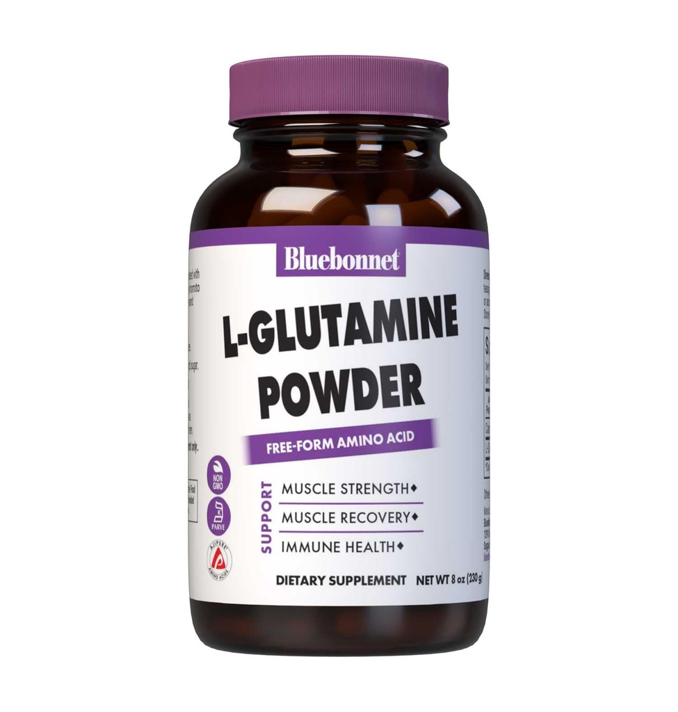 Bluebonnet Nutrition L-Glutamin Pulver, 8 Unze