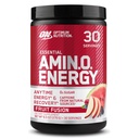 Optimum Nutrition Amino Energy - Pre Workout mit grünem Tee, BCAA, Aminosäuren, Keto Friendly, Green Coffee Extract, Energy Powder - Fruit Fusion, 30 Portionen (Packaging May Vary)