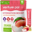 Venture Pal Powder Packets sans électrolyte de sucre - Liquid Daily IV Packets d'hydratation.
