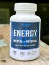 Integratori energetici Nootropics Warrior per l'Alertness Mentale e l'Energia Fisica | Supporto Clarity Mentale, Funzione cerebrale e cognitiva – con Vitamina B, DMAE Bacopa e GABA - 60 capsule