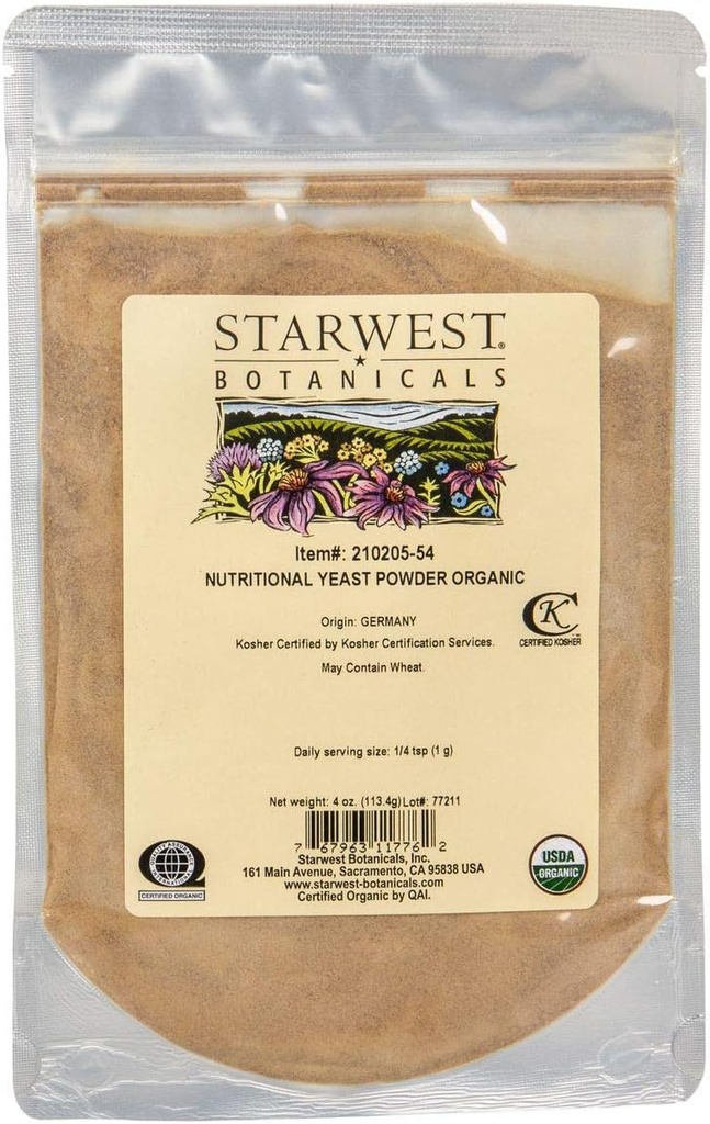 Bio-Nährstoffhefepulver - 4 oz