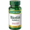 Nature's Bounty Biotin 10, 000 Mcg, Rapid Release Softgels 120 Ea (Pack von 2)