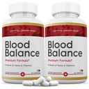Justified Laboratories (2 Pack Blood Balance Advanced Formel 620MG Ergänzung Pillen 120 Kapseln