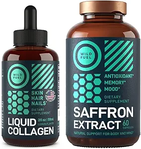 Estratto di chicco di caffè e collagene liquido WILD FUEL con Biotin Bundle