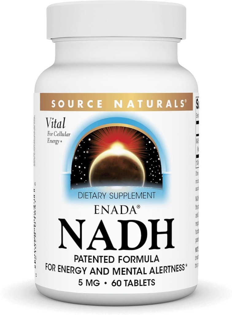 Source Naturals Enada NADH 5mg, 60 Tablets