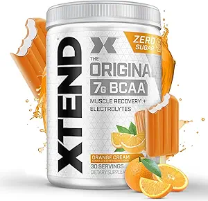 Xtend Original BCAA Pulver 7g BCAA und 2,5g L-Glutamin, Sugar Free Post Workout Muscle Recovery Drink mit Aminosäuren für Männer und Frauen, 30 Servietten