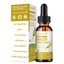 Mulittea Mullein gouttes pour les poumons et le drainage lymphatique 5-en-1 extrait d'herbe liquide avec racine Marshmallow, Elderberry, Licorice racine-Lung nettoyage et soutien respiratoire-non-OGM, Végétarien-2 Fl Oz