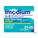 Imodium A-D Fast-Acting Anti-Diarrheal Softgels, Loperamide HCl 2 mg, viaggio Essential Diarrhea Relief Medicine per adulti, 24 Conte, Anti Diarrea Pillole, Età 12+, Facile da ingoiare