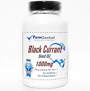 Black Currant Seed Oil 1000mg // 180 Kapseln // Pure // von PureControl Supplements
