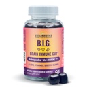 Del-Immune V + Ashwagandha - Cerveau Immune GutTM (B.I.G.) Gummy - All Natural Immune & Gut Support avec Zinc, Vitamine D3 + Enzymes digestifs (60 Gummies)