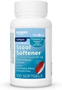 Prestazioni di base Sgabello Ammorbidente Lassativo, Docusate Sodio 100 mg, Softgels, Per Rilievo di costipazione, 100 Conte