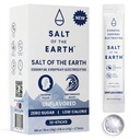 Salz der Erde Premium Zero-Sugar Elektrolyt - Hergestellt mit Rosa Himalayan Salz - Hydration Pulver Pakete | Premium Zutaten | Keto & Paleo Friendly | 12 Sticks, Unflavored