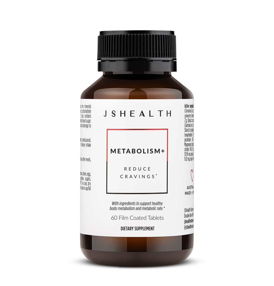 Vitamine JSHealth, Formula Metabolismo+, Supporto sano dell'energia naturale, Integratore di mantenimento del metabolismo (60 capsule)