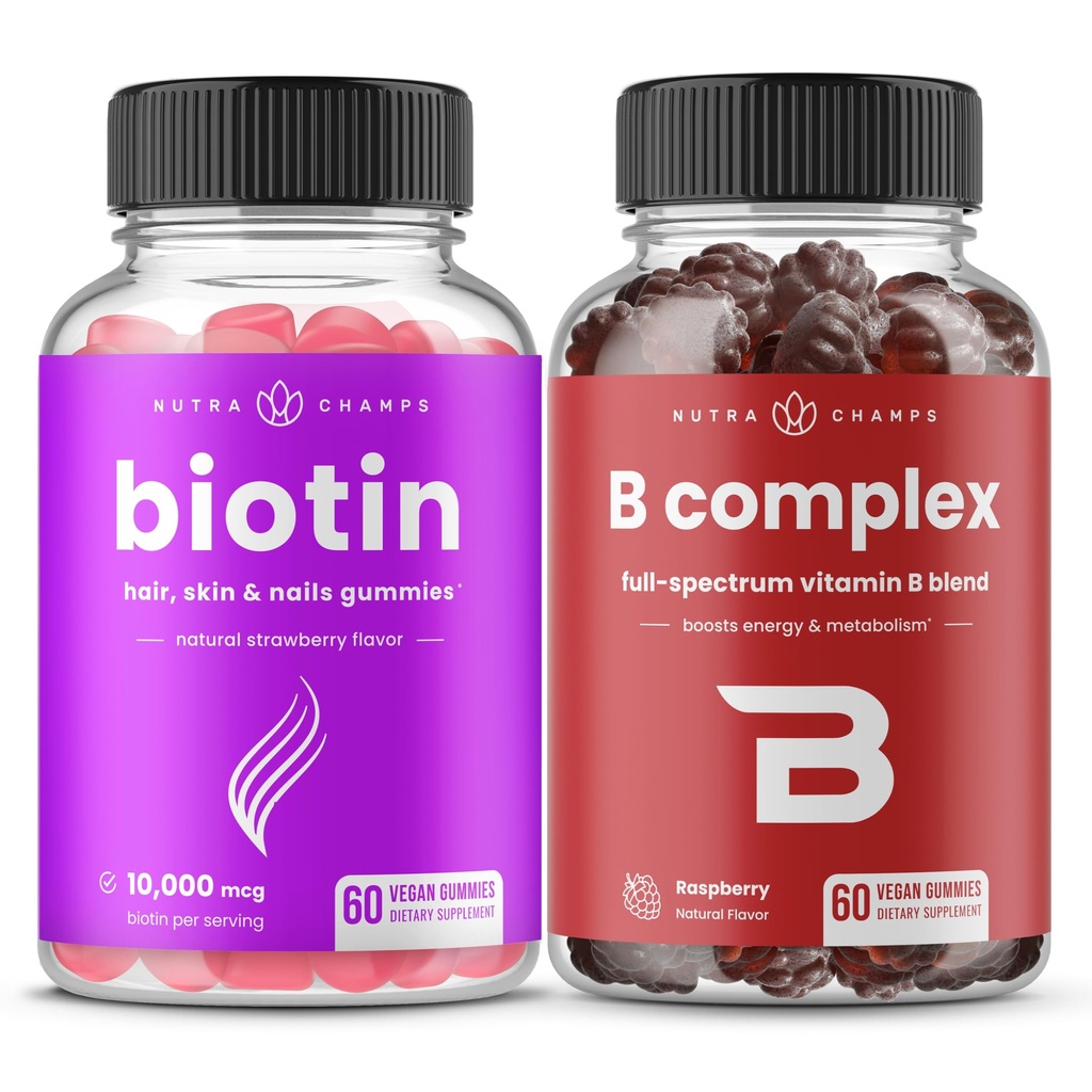 NutraChamps Biotin & B Complexe Gommies