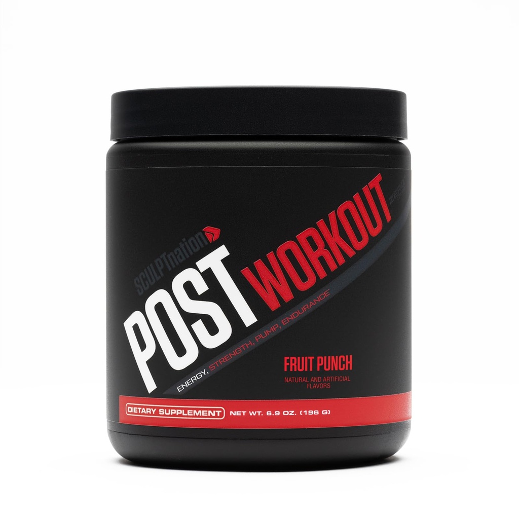 Sculpt Nation von V Shred Post Workout - Kreatin Complex Post Workout Muskel Erholung und Builder mit Energieunterstützung, Kreatin Monohydrate und Aminosäuren, Frucht Punch Flavor - 30 Servierungen