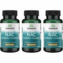 Swanson NAC - N-Acetyl Cystein - Supplement 600 mg 100 Kapseln (3 Packung)
