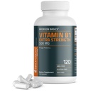 Bronson Vitamin B1 Extrastärke 500 MG Hohe Potenz Nicht-GMO, 120 Kapseln