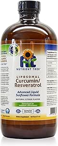 Liposomal Curcumin(Turmeric)/Resveratrol, 78 Dosen, Alkoholfrei, Non-Soy, Non-GMO, Made in USA