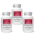 Formules écologiques 600 mg Monolaurin - Trois bouteilles scellées individuellement 270 Nombre